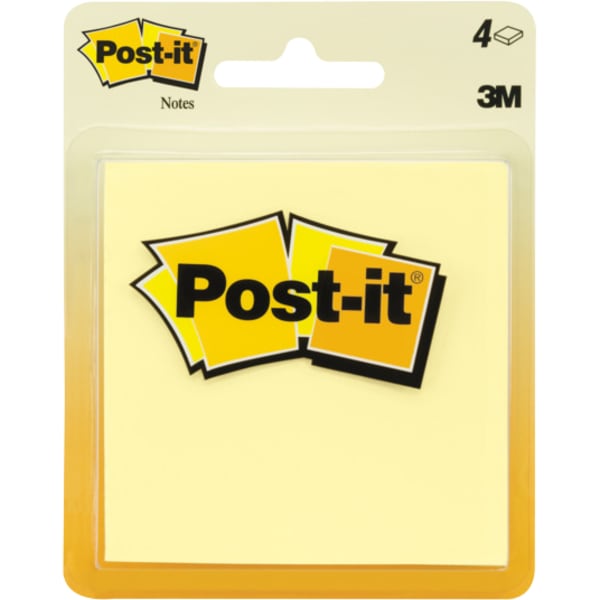 Post-It® Yellow 4Pk